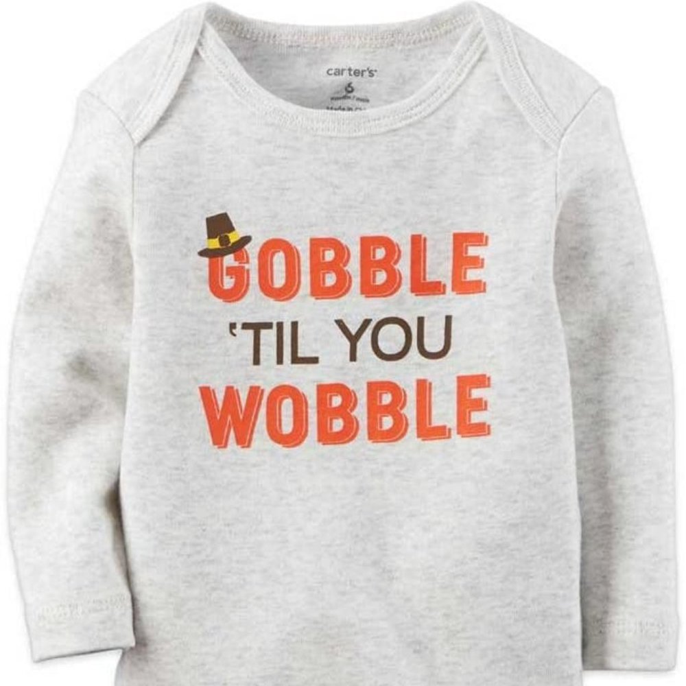 CARTER'S Boys Thanksgiving Bodysuit | 24M NWT